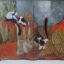 Gaston SUISSE (1896-1988) - Paravent Makis, vers 1935.
